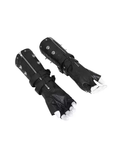 Black Buckled Mittens for Men from Devil Fashion Brand at €60.00