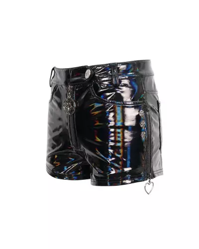 Shorts aus Kunstleder der Devil Fashion-Marke für 57,95 €