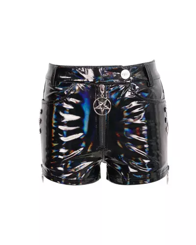 Shorts aus Kunstleder der Devil Fashion-Marke für 57,95 €