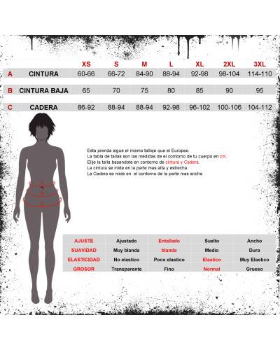 Shorts Góticos de Polipiel