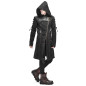 Asymmetric Jacket with Hood for Men