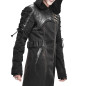 Asymmetric Jacket with Hood for Men