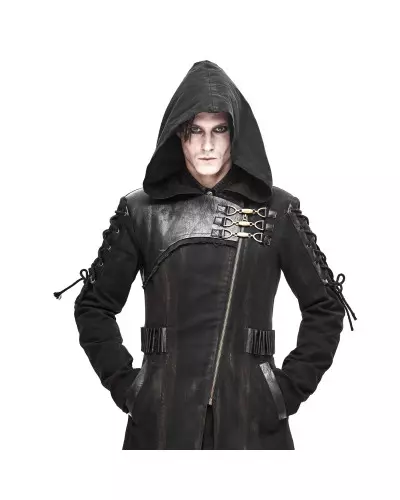 Asymmetric Jacket with Hood for Men from Devil Fashion Brand at €122.00