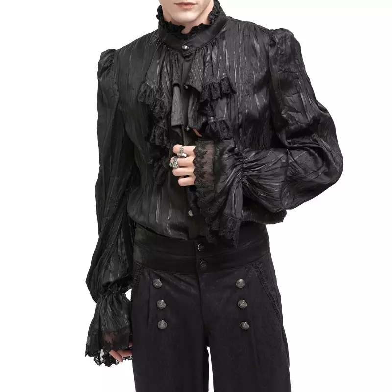 Black Shirt for Men from Devil Fashion Brand at €83.00