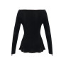 T-Shirt de Veludo e Tule