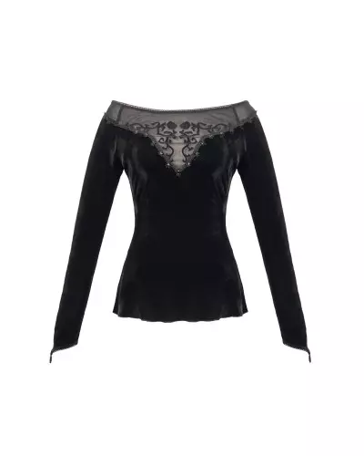 T-Shirt Made of Velvet and Tulle from Devil Fashion Brand at €35.00