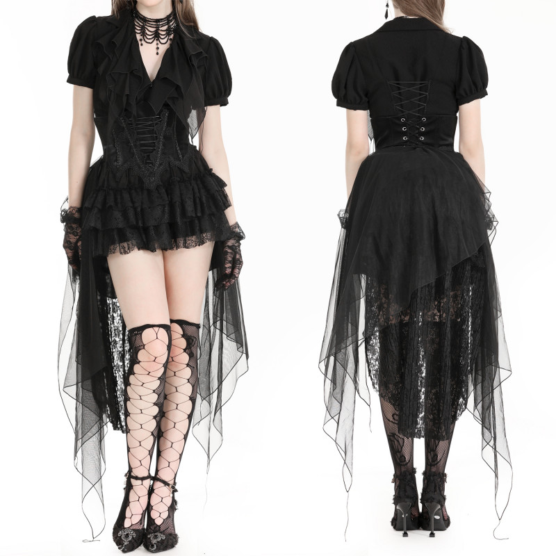 Ceinture Corset avec Guipure