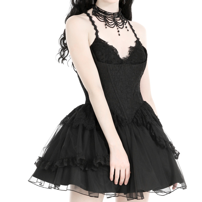 Vestido Mini Brocado