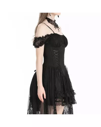 Asymmetrisches Spitzenkleid der Dark in Love-Marke für 69,90 €