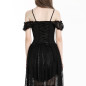 Asymmetrisches Spitzenkleid