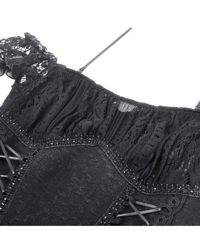 Vestido de Encaje Asimétrico