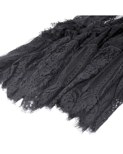 Asymmetrisches Spitzenkleid