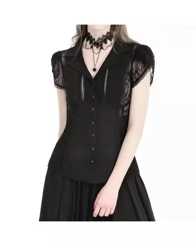 Camisa com Renda da Marca Dark in Love por 53,00 €