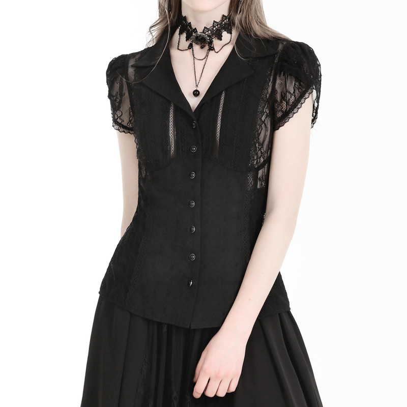 Camisa con Encaje