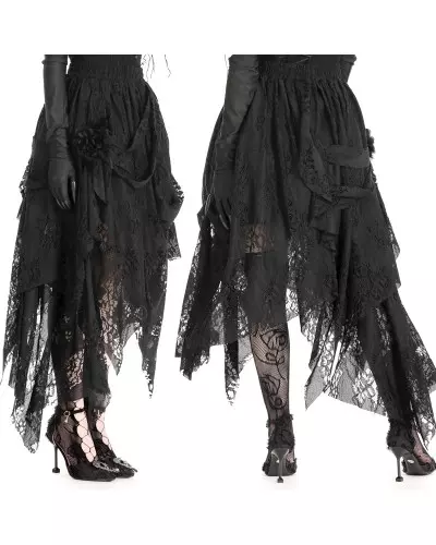 Saia Midi de Renda da Marca Dark in Love por 55,90 €