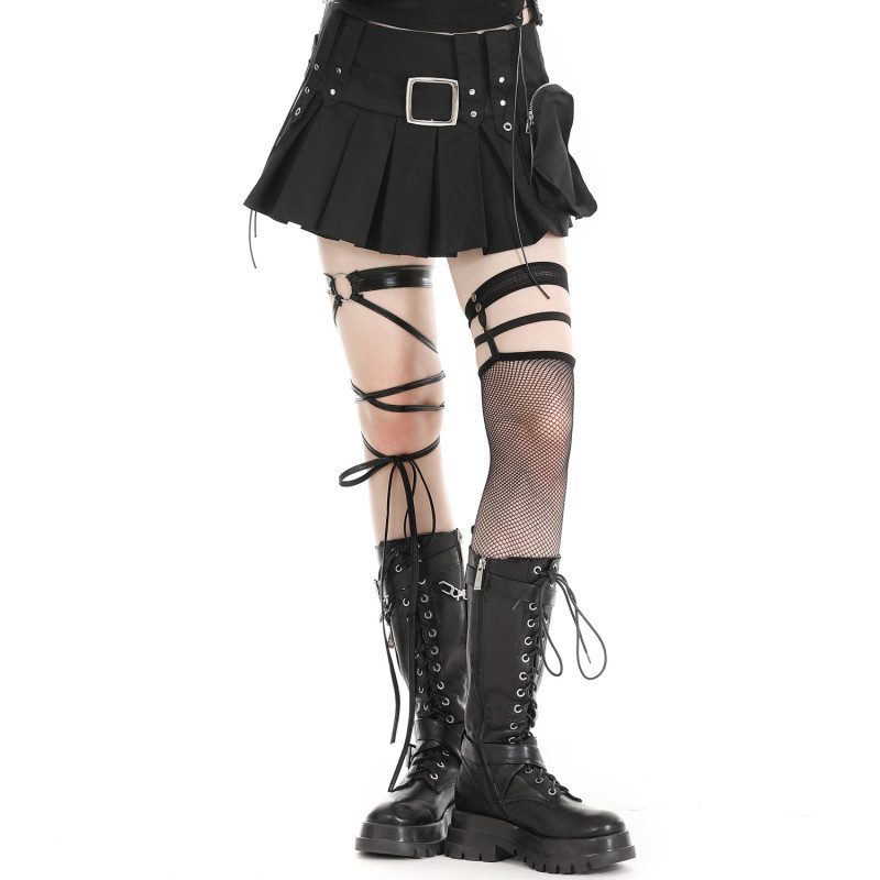 Jupe Plissée avec Poche