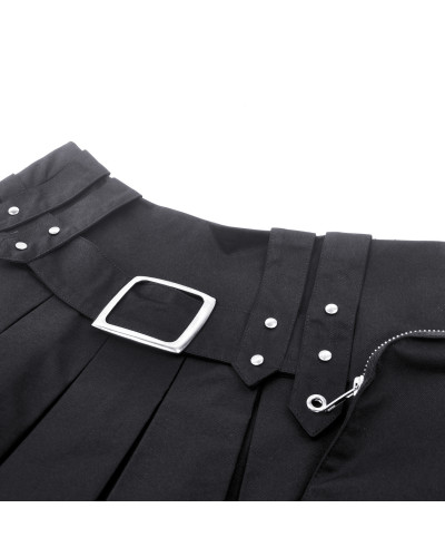 Pleated Skirt Pocket
