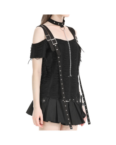 Open Shoulder T-Shirt