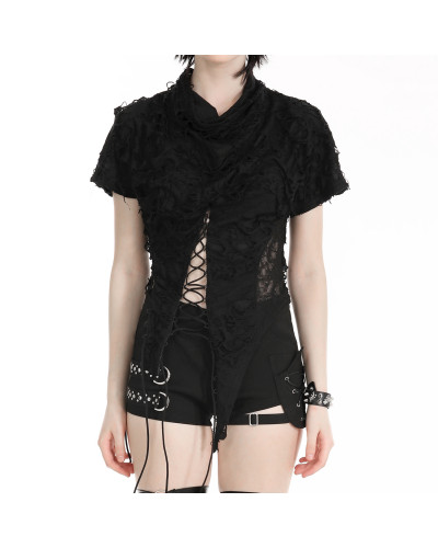 lace-up top