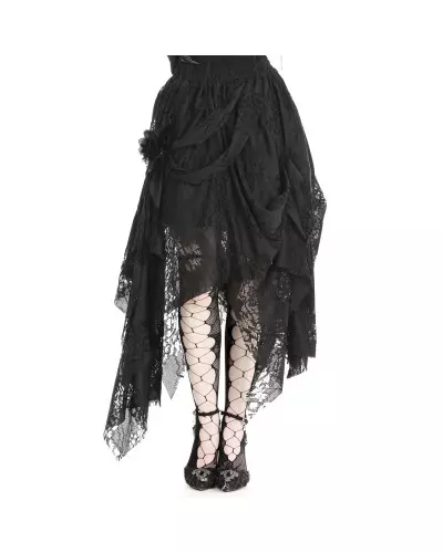 Jupe Midi en Dentelle de la Marque Dark in Love à 55,90 €