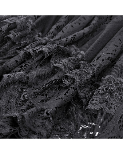 Asymmetrisches Spitzenkleid