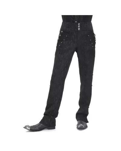 Elegant Brocade Trousers for Men