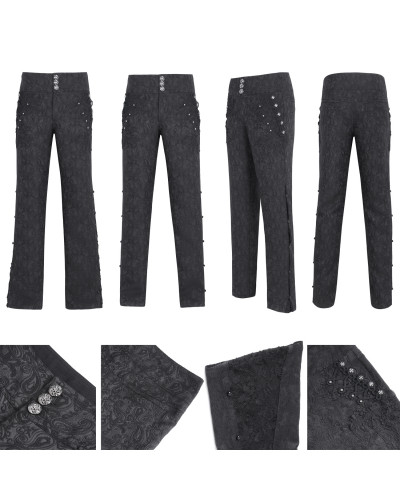 Pantalón Elegante con Brocado para Hombre