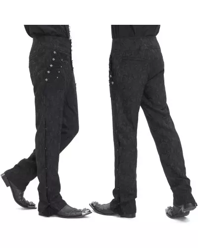 Elegant Brocade Trousers for Men from Devil Fashion Brand at €90.00