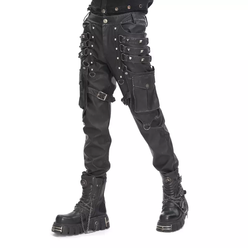 Black Trousers with Pockets for Men from Devil Fashion Brand at €134.00