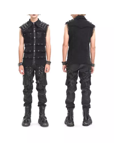 Black Trousers with Pockets for Men from Devil Fashion Brand at €134.00