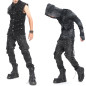 Schwarze Herrenhose mit Taschen Schwarze Herrenhose mit Taschen