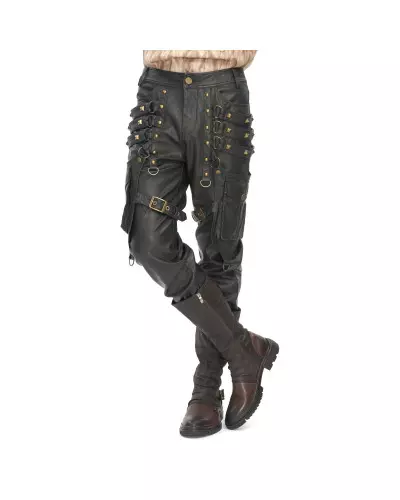 Brown Trousers with Pockets for Men from Devil Fashion Brand at €134.00