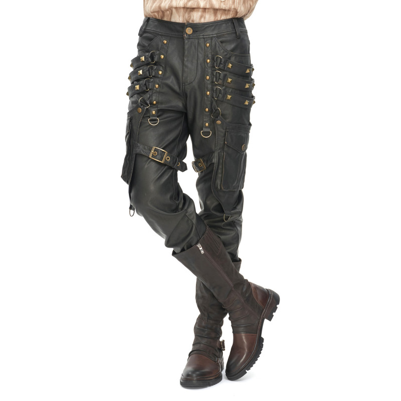 Braune Herrenhose mit Taschen Braune Herrenhose mit Taschen