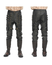 Braune Herrenhose mit Taschen