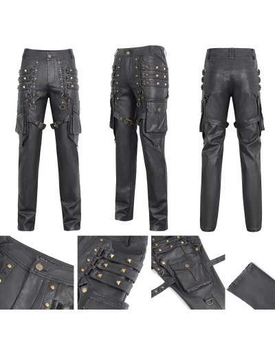 Pantalón Marrón con Bolsillos para Hombre