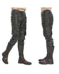 Braune Herrenhose mit Taschen