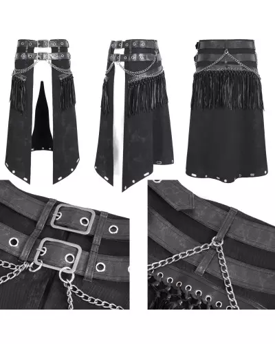 Double Belt with Skirt for Men from Devil Fashion Brand at €90.00