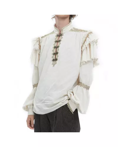 Beige Blouse for Men from Devil Fashion Brand at €83.00