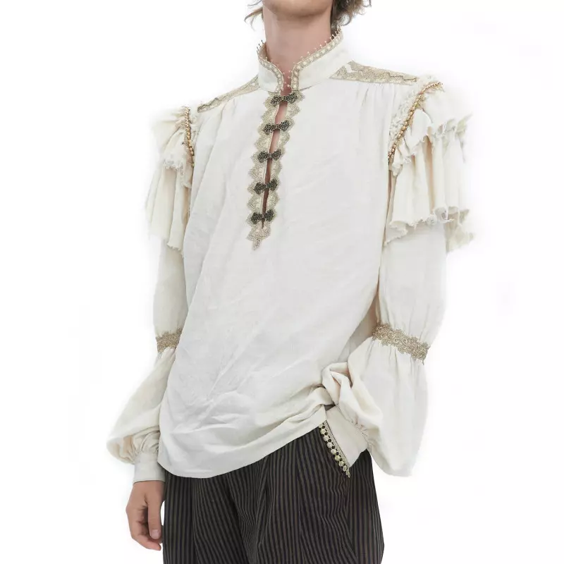 Beige Blouse for Men from Devil Fashion Brand at €83.00