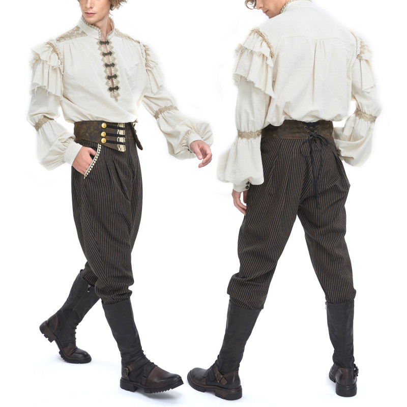 Blouse Beige pour Homme