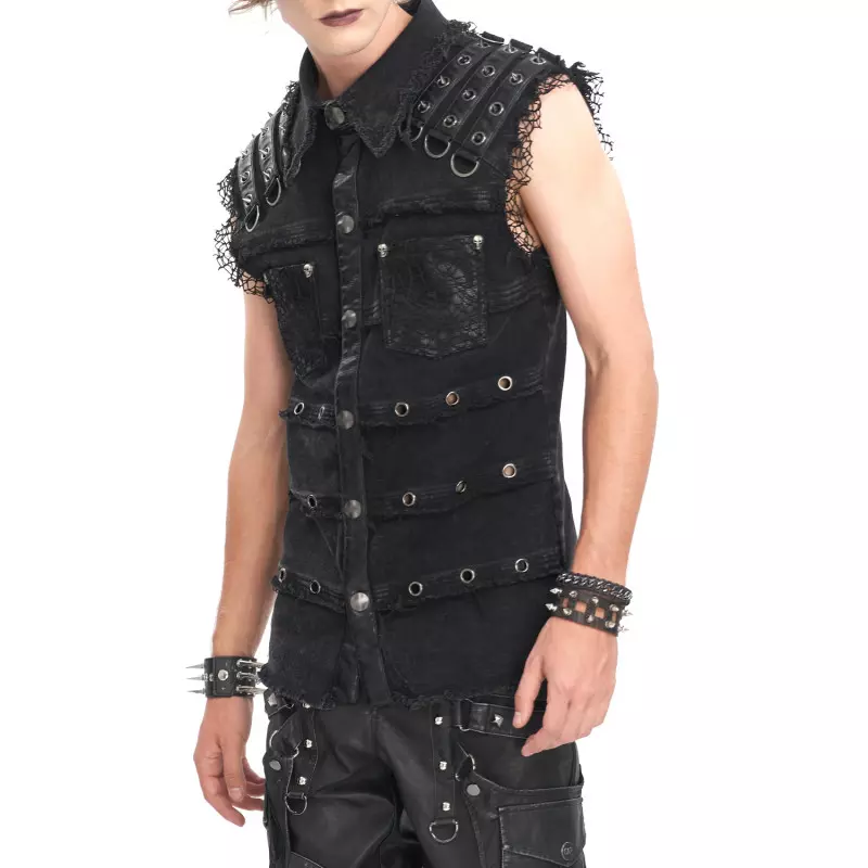 Sleeveless Shirt for Men from Dark in Love Brand at €88.00