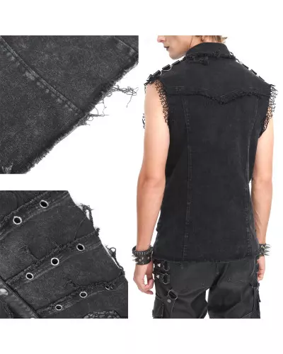 Sleeveless Shirt for Men from Dark in Love Brand at €88.00