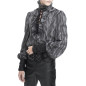 Blusa Gris con Cruzados para Hombre Blusa Gris con Cruzados para Hombre