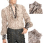 Blusa Beige con Cruzados para Hombre Blusa Beige con Cruzados para Hombre