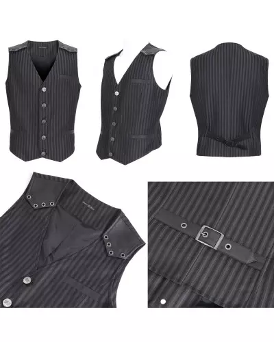 Striped Waistcoat for Men from Devil Fashion Brand at €62.00