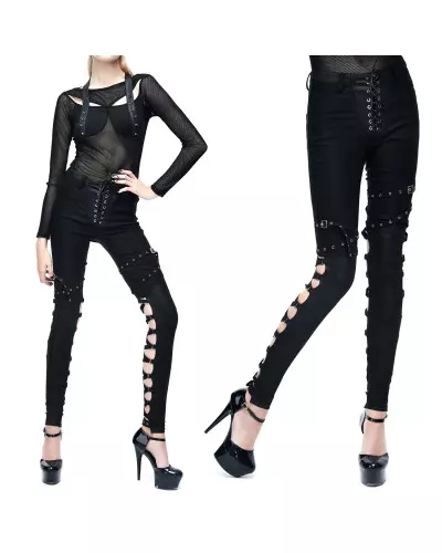 Trousers with Lacings from Dark in Love Brand at €59.90