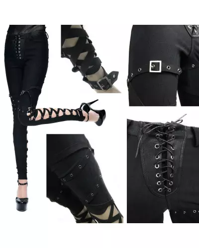 Trousers with Lacings from Dark in Love Brand at €59.90