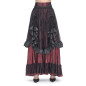 Elegant Red and Black Skirt Elegant Red and Black Skirt