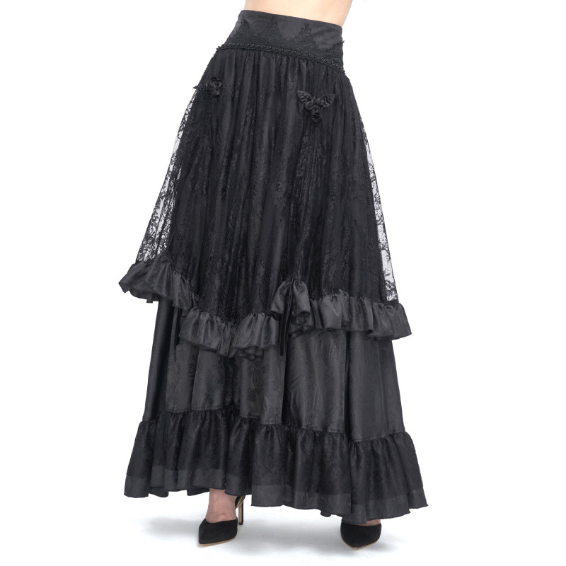Falda Negra Elegante