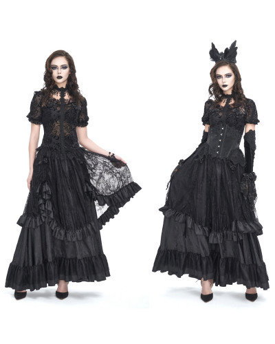 Falda Negra Elegante